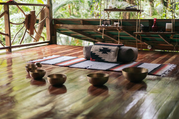 Materials to practice restorative yoga