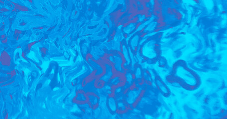 Abstract blue water background high-coloured 4K wallpaper with copy space 