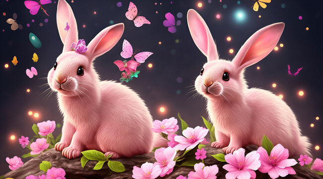 Pink bunnies store