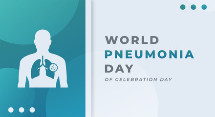 World Pneumonia Day Celebration Vector Design Illustration for Background, Poster, Banner, Advertising, Greeting Card