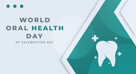 World Oral Health Day Celebration Vector Design Illustration for Background, Poster, Banner, Advertising, Greeting Card