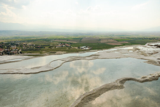 pamukkale, turkey, beautiful natural landscape