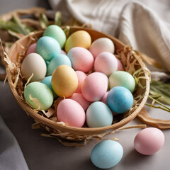 Obraz na płótnie Canvas Traditional Easter Eggs
