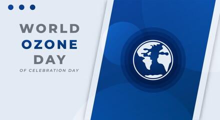 World Ozone Day Celebration Vector Design Illustration for Background, Poster, Banner, Advertising, Greeting Card