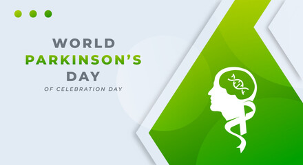World Parkinson's Disease Day Celebration Vector Design Illustration for Background, Poster, Banner, Advertising, Greeting Card