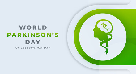 World Parkinson's Disease Day Celebration Vector Design Illustration for Background, Poster, Banner, Advertising, Greeting Card