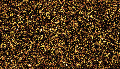 Blurred gold particles background