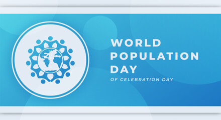 World Population Day Celebration Vector Design Illustration for Background, Poster, Banner, Advertising, Greeting Card