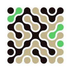 Asemic Glyph writing hieroglyph imitation abstract illustration