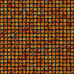 Asemic Glyph writing hieroglyph imitation abstract illustration