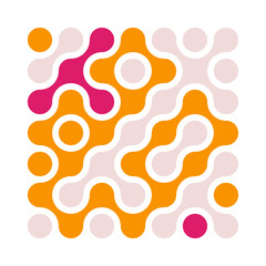 Asemic Glyph writing hieroglyph imitation abstract illustration