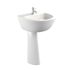 3D Render Illustration of Bathroom sink isolated on white