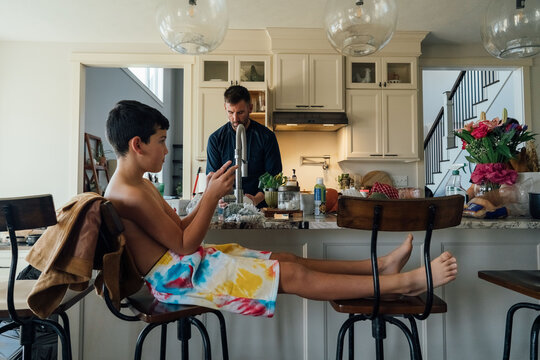 Lazy morning in the kitchen. 