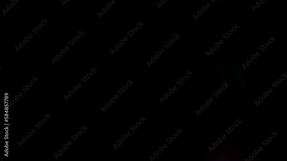 Canvas Prints flashing bokeh lights on black. abstract moving background, overlay or video transition. fast shimme