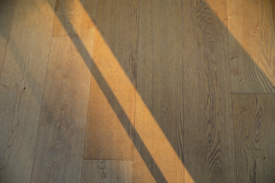 Interesting light on a wood floor