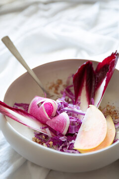 Belgian endive salad with apple