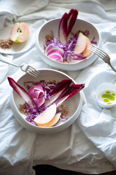 Apple, radish and endive salad