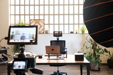 Studio ready for live streaming