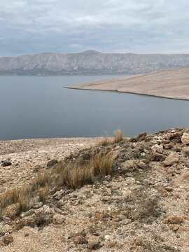 Photo of a amazing nature on coast side in Island Pag 