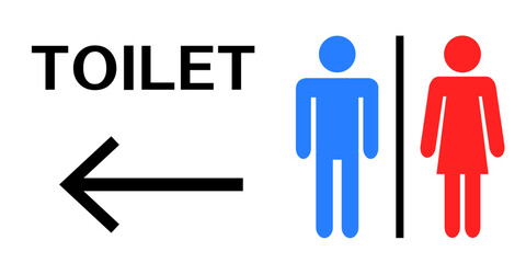 トイレの案内標識