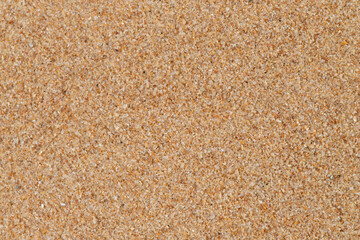 Small size fine Sand flying pile, Golden grain like glass. Abstract silica material set. Yellow colored sand close up detail texture. White background Isolated