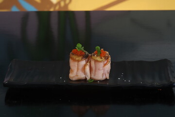 Joe Sushi / Japanese Food / Salmon - obrazy, fototapety, plakaty