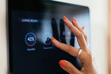 Smart home technology concept