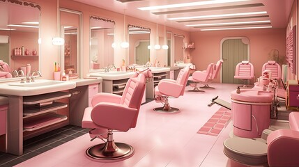 beauty spa nail salon, generative ai