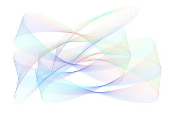 Linear Techno Background Illustration with Copy Space