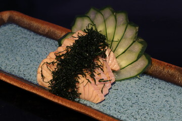 Sashimi / Japanese Food / Salmon - obrazy, fototapety, plakaty