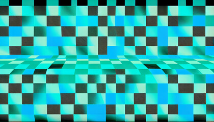 Abstract pattern of geometric shapes, modern backdrop design ,generative AI