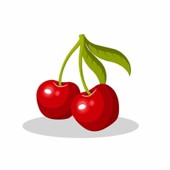 2d drawing  single Fresh Fruits illustrastion with fresh colour