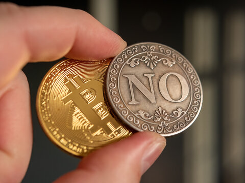 Holding a decision coin related to bitcoin