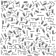 Abstract vintage seamless memphis patterns in monochrome colors with geometric elements. Can be used for posters, postcards, fabric or wrapping paper