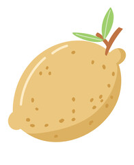 lemon fruit icon