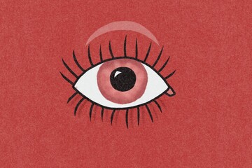 Minimal eye illustration