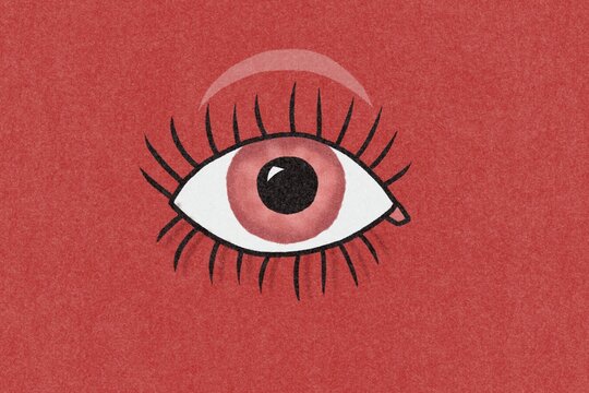 Minimal eye illustration