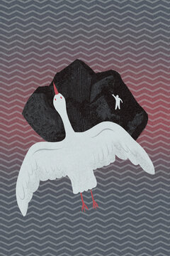 Migrating bird