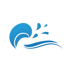 Water wave Logo vector and symbol Template