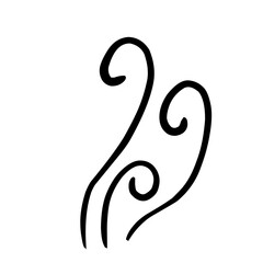 Obraz premium Aroma Smoke Line Flow
