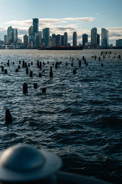 Jersey city seen from pier 26, Manhattan
