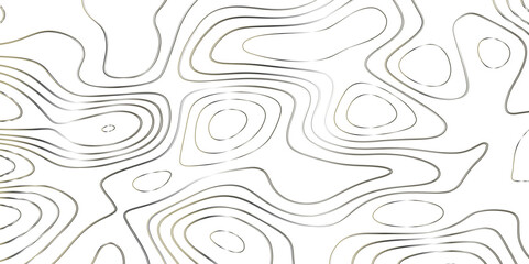 Fototapeta premium Panorama view gradient multicolor wave curve lines banner background design. Vector illustration. Line topography map contour background .Abstract Topographic map background with wave line.