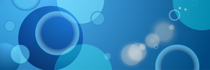 blue banner background