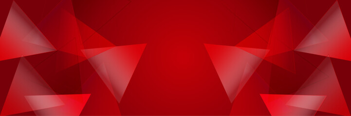 Obraz premium red banner background