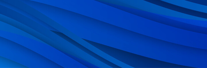 Fototapeta premium blue banner background