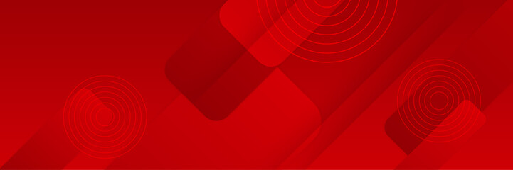 Red and white abstract background banner. Collection banner design.