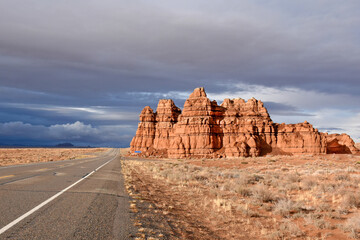 Drive Through Scenic Byway 12 in Utah, USA Through Canyons, National Parks and Monuments, amazing...