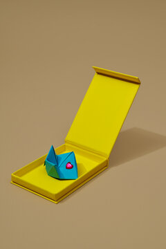 fortune teller with a heart, in a box