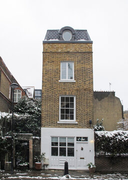 Facade of residential multistory house