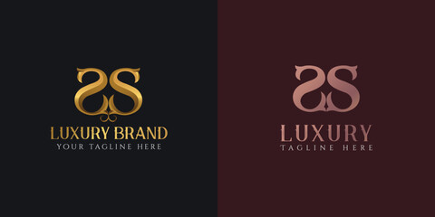 letter S logo vector
elegant, classy and luxury royal style logo.